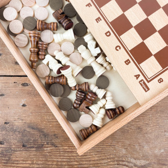 Jeujura checkers and chess