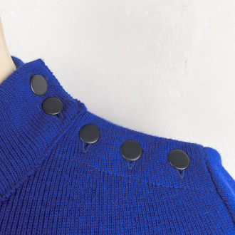 Blue sailor sweater with buttons Le Minor