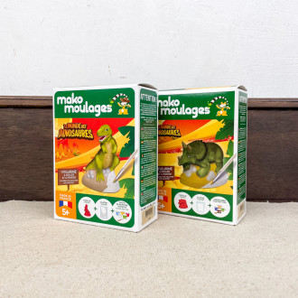 plaster molding dinosaur