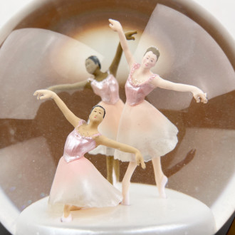Ballerinas in a snow globe