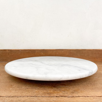 Plateau rond en marbre