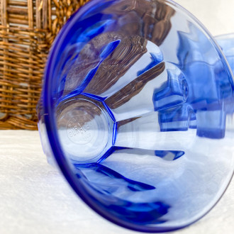 6 blue glasses Duralex 25cl