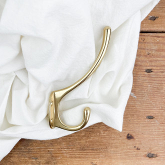 Brass coat rack
