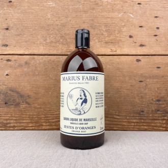 Liquid Marseille soap with orange zest refill 1L