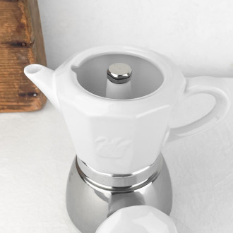 gAT chic white italian coffeemaker