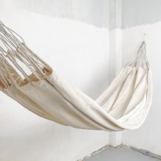 Ecru cotton double hammock