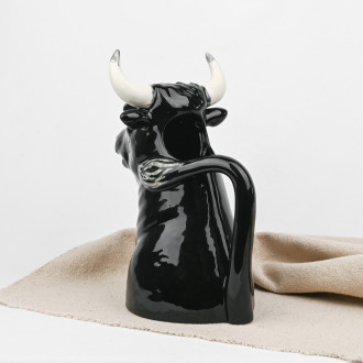 Taurus decanter Bordallo Pinheiro