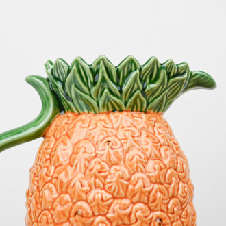 Pineapple ceramic decanter Bordallo Pinheiro