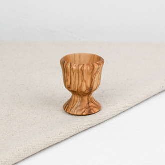 Olive wood egg cup