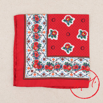 Souleiado silk Provencal square 45 cm