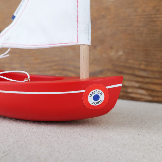 Jouet Thonier en bois Tirot rouge
