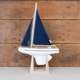 Tirot large wooden sailboat