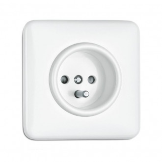 White duroplast earth connection