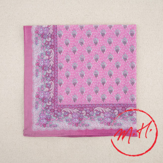 Souleiado pink Provencal scarf