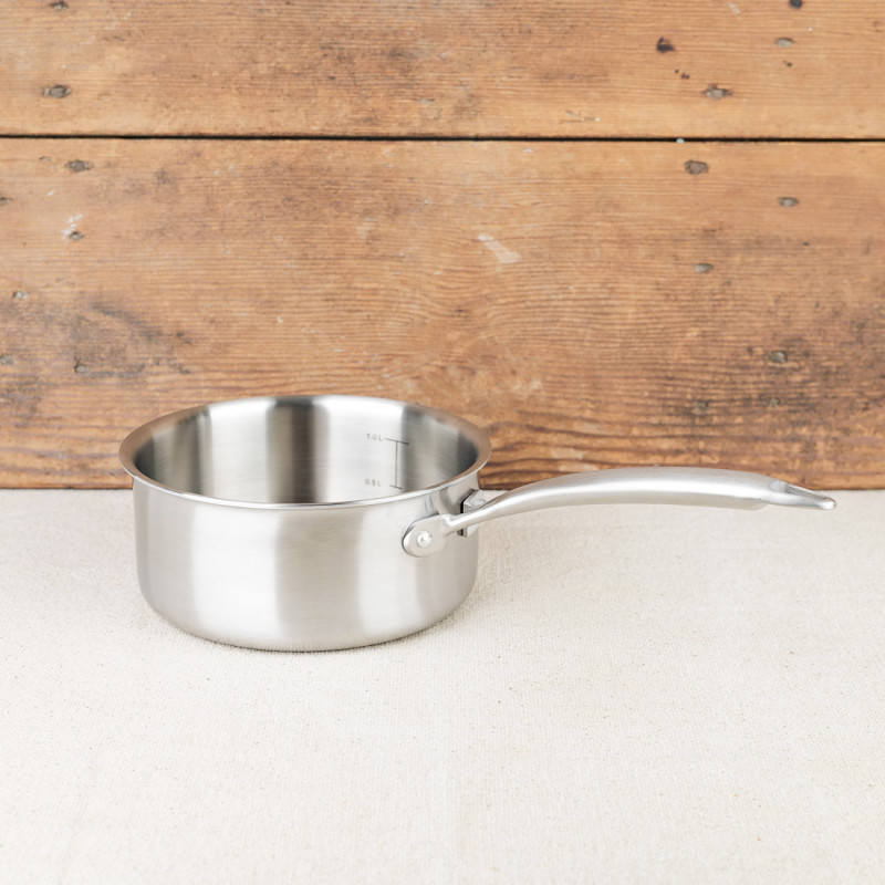menastyl triply 16cm stainless steel saucepan