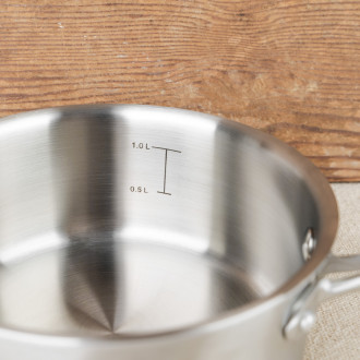 stainless steel details menastyl triply 18cm