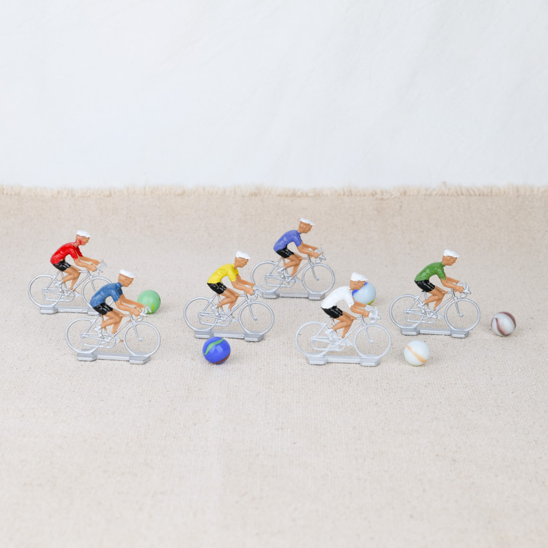 Jeu de billes cyclistes