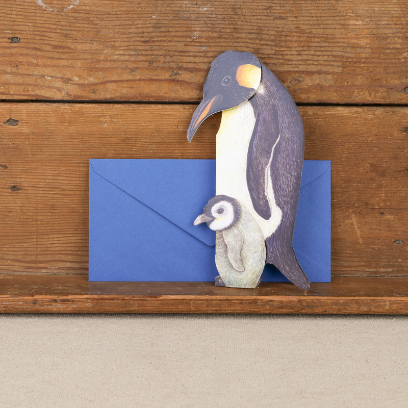 Relief penguin cards