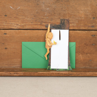 3D monkey cards