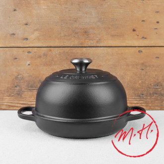Cocotte a pain fonte émaillée noir