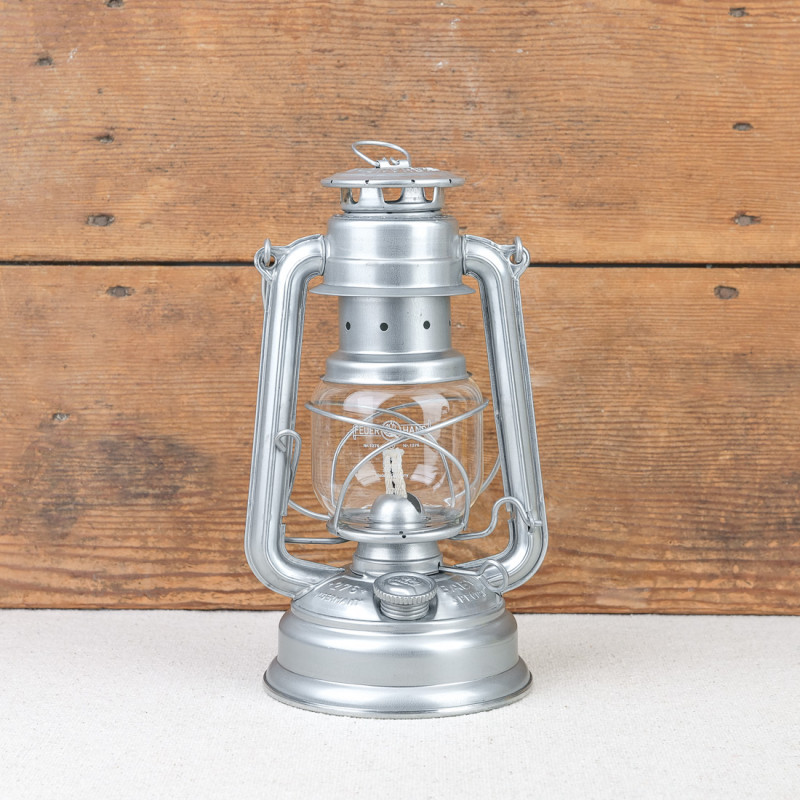 Raw metal storm lamp