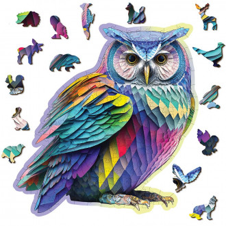 Puzzle Hibou bois 150 pièces