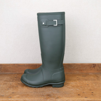 Hunter olive green high boots