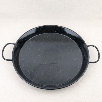 Low enamelled paella dish 40 cm