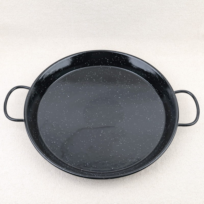 Plat à paella émaillé bas 40 cm