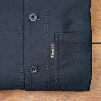 Black button-down jacket Le Laboureur