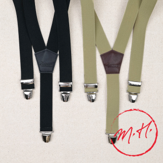 Clip-on suspenders
