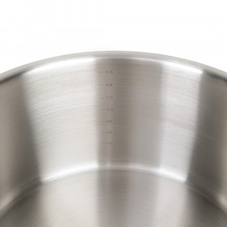 Prim'appety stainless steel casserole De Buyer diameter 16 liters