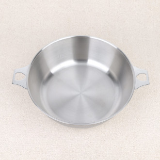 Twisty convex sauté pan ø 24cm De Buyer