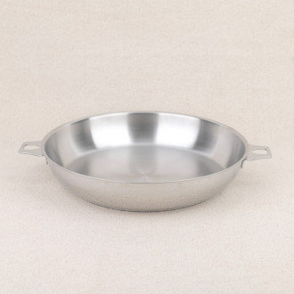 Poêle inox Twisty De Buyer diamètre 28 cm