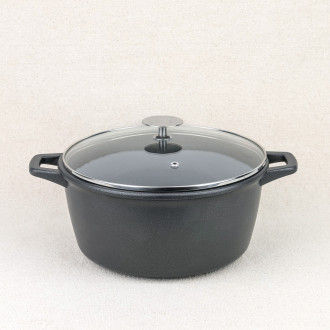 Coquelle en fonte avec couvercle De Buyer 24 cm