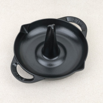 Staub cast-iron chicken cooker