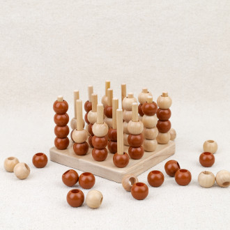 Tic Tac Toe wooden game