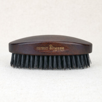 Boar bristle officer brush