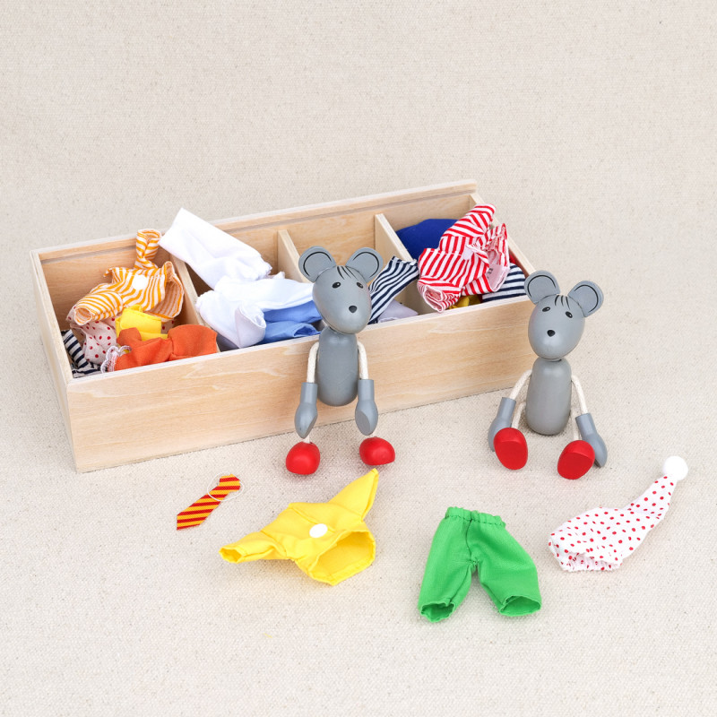 Dress-up mouse duo