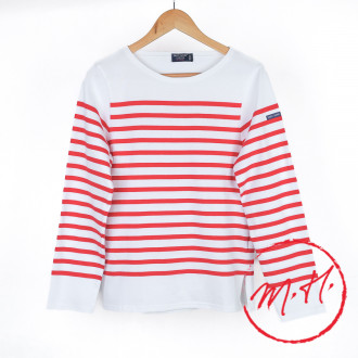 Saint James red sailboat