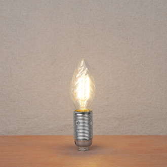 LED torch bulb E14 / 2.5W clear glass