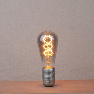 Bulb shape Edison Led E27 4W smoked glass