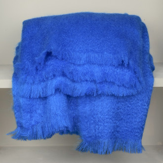 Mohair throw 140 x180 cm atlantique