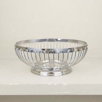 Chromed bread basket