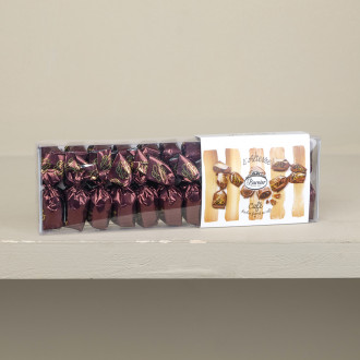 Réglette de bonbons fourrés au café