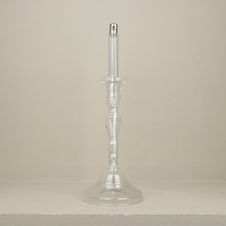 Transparent glass oil lamp