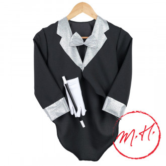 Magician's costume with glove and wand