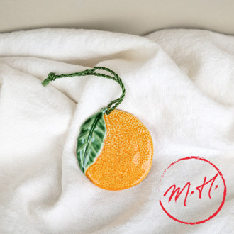Orange tassel Maison Empereur