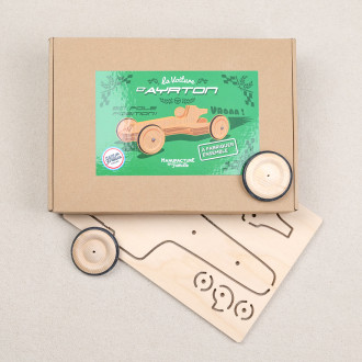Ayrton's wooden car