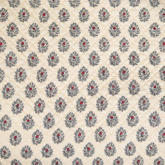 Couverture provençale aubépine 170 x 170 cm